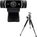 Logitech C922 Pro Stream Webcam 1080P Camera for HD Video Streaming &amp Recording 720P at 60Fps with Tripod Included (Renewed)