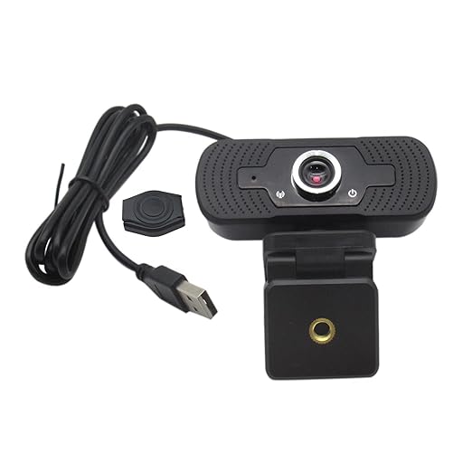 1080p Full Hd WebcamComputer Laptop Pc Mac Desktop Camera for Conference and Video Call Pro Stream Webcam with Plug and Play Video CallingBuilt-in Mic