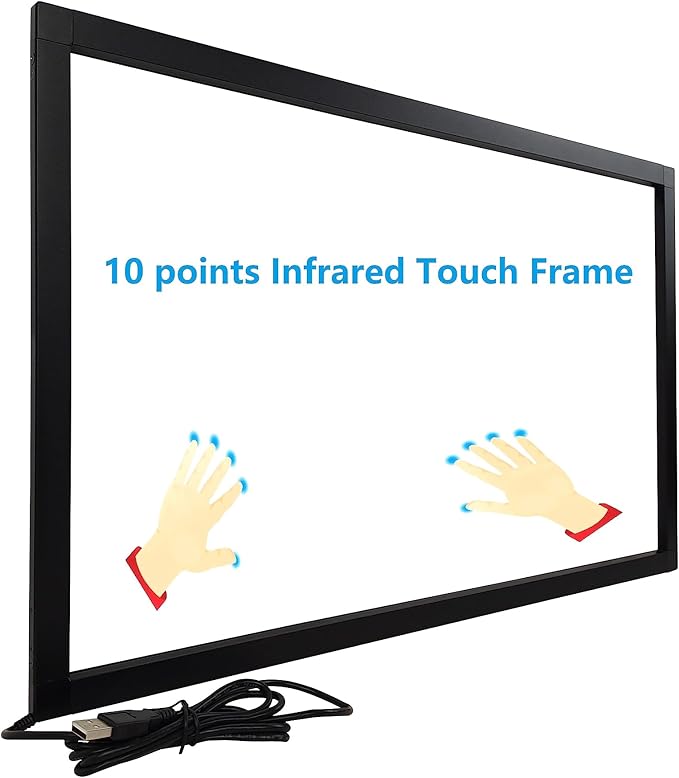 43 Inch Interactive 10 Points Infrared IR Touch Screen Overlay Frame Free Driver…