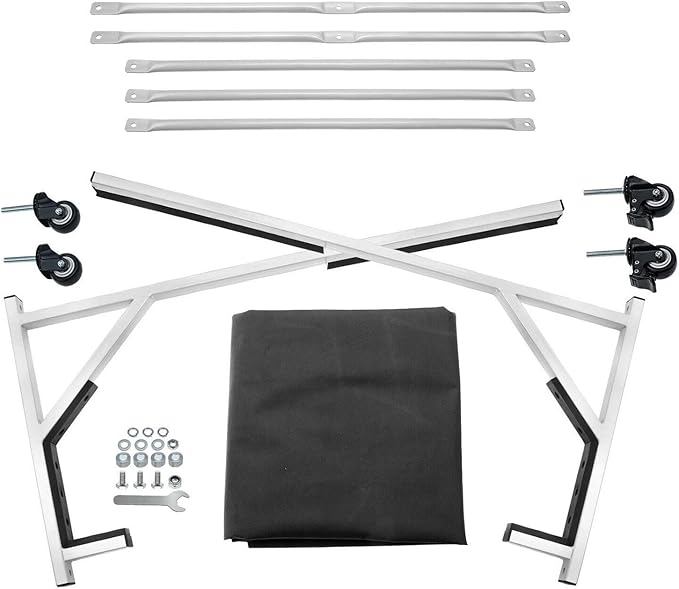 SYCT Hard Top Storage with Cover Bolts for Porschefor Benzfor Mazdafor Chevy White C1C2C3C4W121W113W194R107R129-Series TC107WHITE HS1000W LZ1492