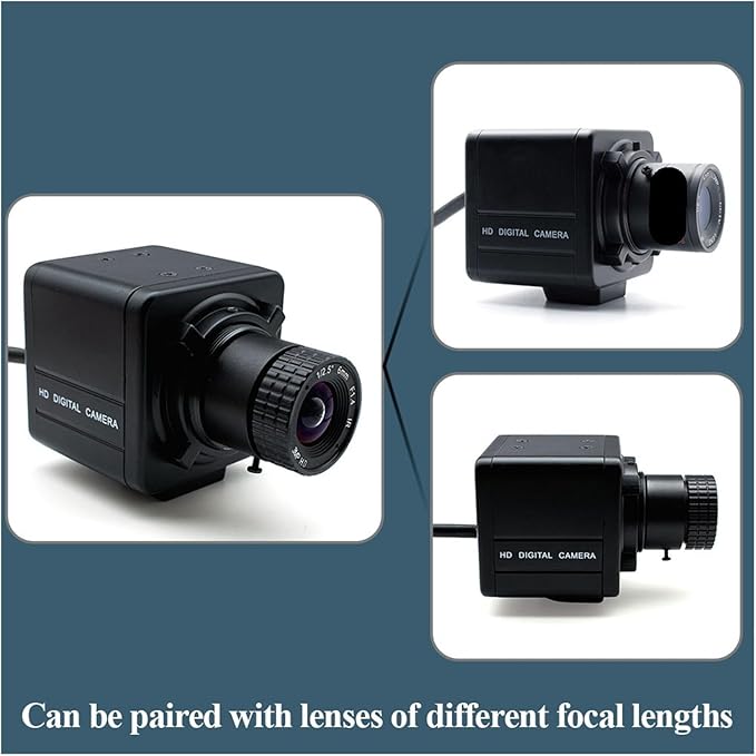 Mini Camera 3 4 5 8MP CMOS Security POE H265 with 6mm Fixed CS Lens P2P IP POE48V Industrial Camera