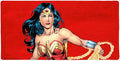 Wonder Woman Character Large Gaming Mouse Pad Desk Mat with Stitched Edges Non-Slip Base for Gamer Home and Office 31.5 x 15.7