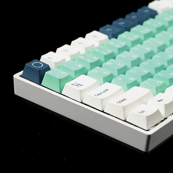 145 Heraldry Cherry Profile Dye Sub Thick PBT 5 Sides Keycaps Set for ANSI ISO 104 87 61 96 75 GMMK NCR80 Mx Keyboard