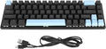 Vikye Mechanical Gaming Keyboard RGB Backlight Compact 68 Keys Mini Wired Office Keyboard with Blue Switch Suitable for Windows for Android PC Laptop (Black