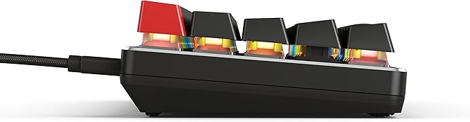 Glorious GMMK Modular Mechanical Gaming Keyboard - 60% Compact Size (61 Key) - RGB LED Backlit Brown Switches Hot Swap Switches (Black)(GMMK-Compact-BRN) (Renewed)
