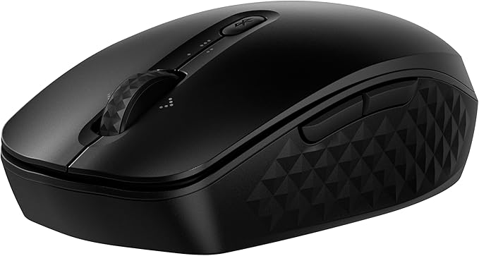 HP 420 Programmable Bluetooth Mouse - Bluetooth with Swift Pair to 3 Multi-Devices 2-Year Battery 4K DPI Quiet clicks Compatible with Windows/Mac/Chromebook Laptop Notebook Black (7M1D3AA)