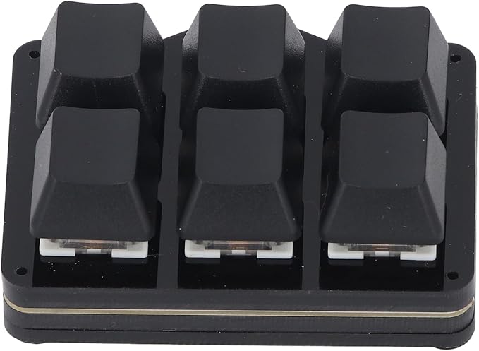 One Handed Macro Mechanical Keyboard Real Time Floating Window Better Control with 4 Modes of Macro for Gaming and Typing Multifunctional USB Keypad for