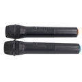 Walfront 1 to 2 Mic Wireless Noise Reduction Microphone Dynamic Mic for Karaoke Party Gathering with Clear Sound Stable Signal and No Latency
