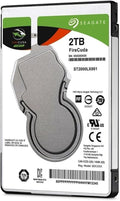 Seagate (ST2000LX001) FireCuda 2TB Solid State Hybrid Drive Performance SSHD – 2.5 Inch SATA 6Gb/s Flash Accelerated for Gaming PC Laptop