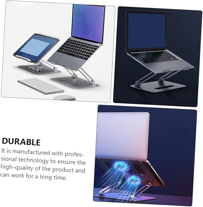 High Performance Laptop Cooler Fan 2 Fans Heat Dissipation 360 Degree Adjustment Laptop Cooler Stand
