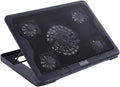 Housoutil USB Laptop Cooling Pad with 5 Fans Anti-Skid Heatsink Cooler Base for Notebooks Adjustable Multi-Angle Cooling Device for Gaming and Office Use