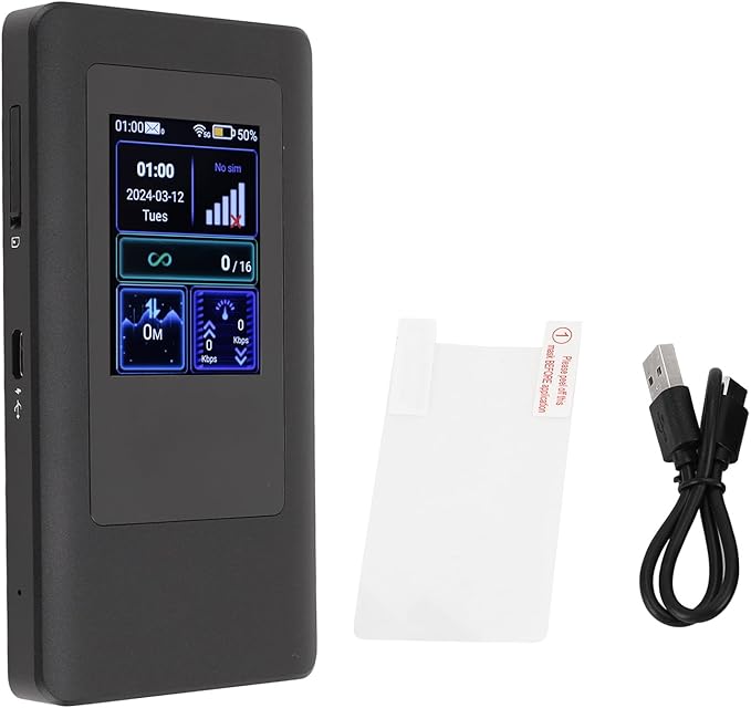 5G Mobile Hotspot Gigabit Dual Band Portable Mobile Hotspot for Travel 5G High Speed Hotspot Router Support 16 Devices for Travel Business
