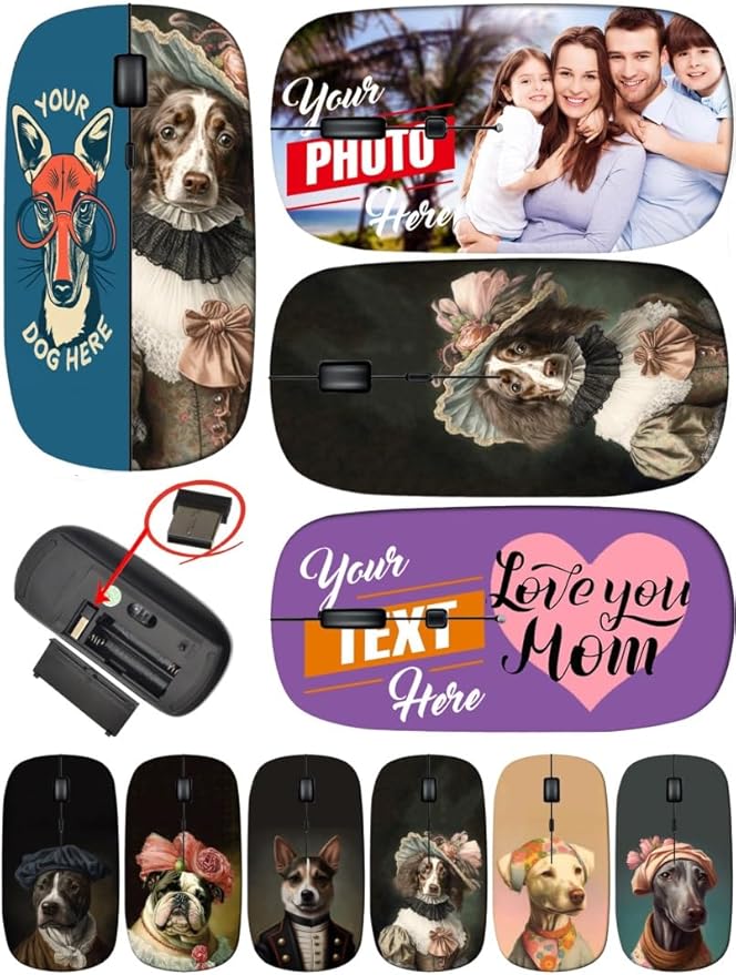 maizi Custom Wireless Mouse for Mac Computer Personal Mice 29161427 Close up of Beautiful Portable 2.4G with USB Receiver Printed in USA