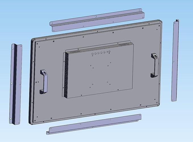 27 Inch Open Frame Capacitive Touchscreen Monitor1920x1080 Resolution 16:9 Aspect Ratio WaterproofVESA+Panel Mount for Kiosk Automation POSVendingHMI and Digital Signage 7x24h Work