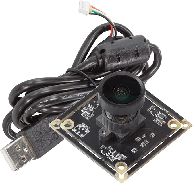 Arducam 5MP Wide Angle USB Camera for Computer 1/4 CMOS OV5648 Mini UVC USB2.0 Video Webcam with Microphone with 3.3ft/1m Cable