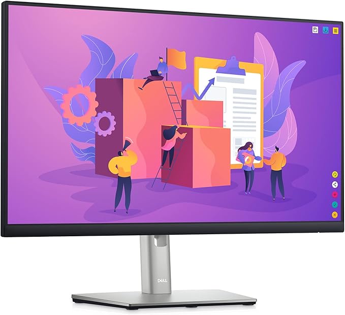 Dell P2422H 24 Inch Full HD (1920 x 1080) Monitor 60Hz IPS 5ms 99% sRGB DisplayPort HDMI VGA 5x USB Black