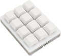Sorandy 12 Key Mechanical Gaming Keyboard One Handed Programmable Mechanical Keyboard RGB Multifunctional Mechanical Gaming Keypad Mini USB Wired RGB Red Switch (White) Sorandypg56tazskn-11