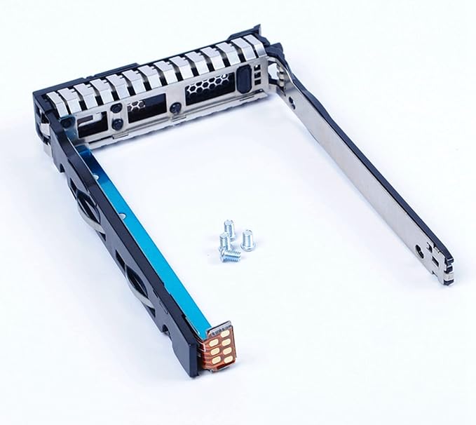 2.5 SFF SAS SATA SSD Hard Drive Carrier Tray Caddy 651687-001 651699-001 Compatible for HP Proliant ML310 DL120 Gen8 G8 Gen9 G9 Server Serie (6-Pack)