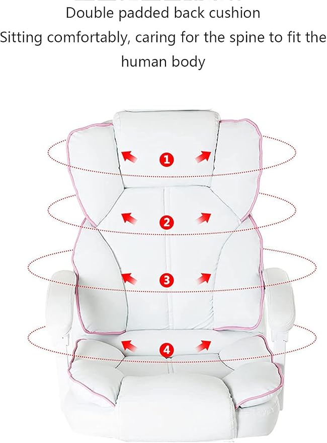 Computer Chair Office Chair Gaming Chair Desk Chair Comfortable Gaming Chair Swivel Office Computer Chair High Back Desk Chair Executive Recliner Chair for Home Ergonomic Computer Chair Home Office