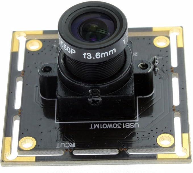 ELP 1.3Megapixel Low Illumination USB Camera Module with 3.6mm Lens Mini 960p UVC USB2.0 Lightburn Camera Embedded Video Industrial Webcam Board for Computer Laptop Raspberry Pi Jetson Nano