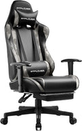 GTPLAYER Gaming Chair with Footrest Ergonomic Computer Game Desk Chair Reclining Game Chair Seat Height Adjustment Swivel Rocker with Headrest and Lumbar (Camouflage)