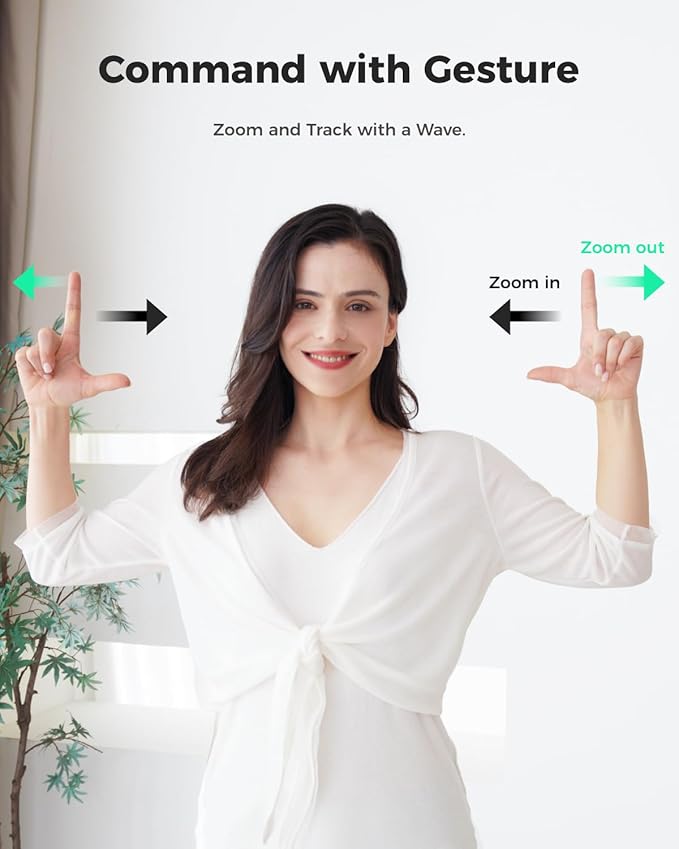 OBSBOT Tiny SE Webcam-1080P 100FPS-Extra Tripod-Video CallHD PTZ Webcam1/2.8 SensorGesture Control4X ZoomAI Auto TrackLiveStream for Game/Meet/Educate-Web Camera for Desktop ComputerPCLaptop