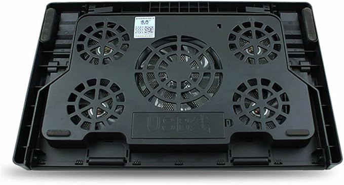POPETPOP -Fan Radiator Adjustable Cooling Notebook Cooling Pad Fan Cooler Fans Lap Radiator Notebook Cooler Usbc Black