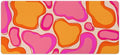Abstract Mouse Pad Large Desk Mat Extended Keyboard Mouse Pad with Non-Slip Base and Stitched Edge Mouse Mat Desk Pad 36x16 Mouse Pads for Desk Home Office Gaming