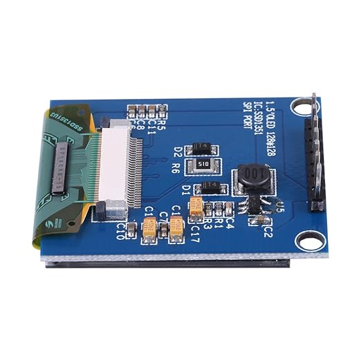 1.5inch 128x128 SSD135 OLED Display Module OLED Color Display Screen Faster Response Module Serial Peripheral Interface