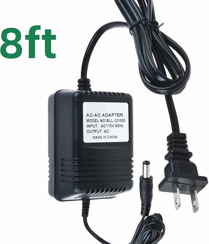 SLLEA AC Adapter Replacement for LumiSource BoomChair VPR BM-VPR Boom Chair Wireless Video Gaming Game Chair Power Supply Cord Cable PS Wall Home Charger Mains PSU