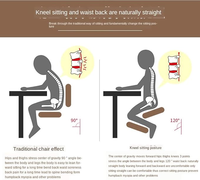 Office Chair Gaming Chair Computer Chair Home Office Computer Leather Gaming Chair Spine Waist Sit Posture Correct Chair Hunchback Myopia Kneel Study Lift Chair