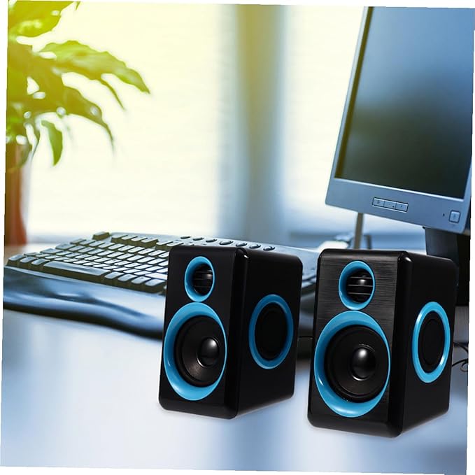 Mini USB 2.0 Computer Speakers Desktop Laptop Speaker Set Loudsound for Home Office Use Compatible Dc 5v Devices