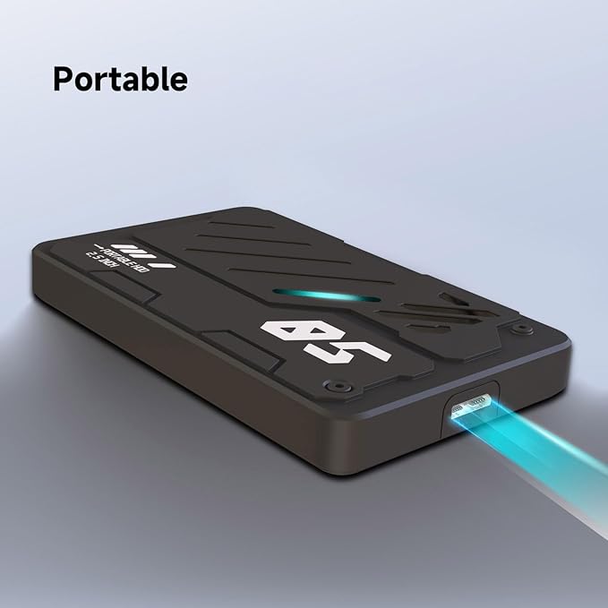 Pffiocix USB 3.0 Portable External Hard - 2.5 Aluminum Alloy Fast Data Transfer up 5Gbps Available 160GB 1TB(320GB)