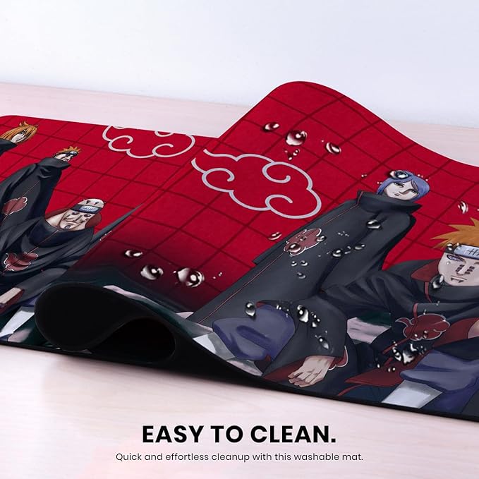 Head Case Designs Officially Licensed Naruto Shippuden Pain and Konan Graphic Art 37.4 x 15.75 x 0.16 inches (900 x 400 mm) - XL Gaming Office Desk PC Keyboard Mouse Mat Pad