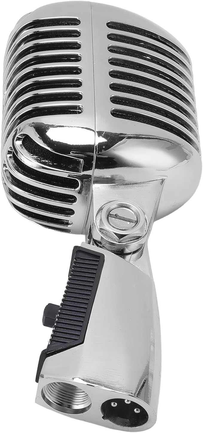 Dynamic Microphone Cardioid Noise Microphone for the Performance of the KTV Stage (Silver)