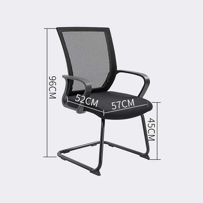 Armrest Bedroom Study Gaming Chairs Comfortable Soft Desk Chairs with Breathable Mesh Back Executive Computer Chair 57 * 52 * 96CM(Color:Orange)
