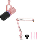 FEELWORLD PM1 XLR USB Dynamic Microphone and AMS1 Microphone Boom Arm