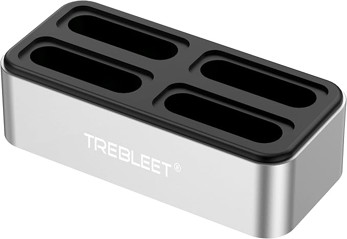 TREBLEET Workflow Station - Professional 4-Bay Modular Card Reader Hub USB 3.2 Gen 2 10Gbps Docking Station Customizable Expansion for CFexpress Type A/B XQD SD/TF &amp CFast 2.0