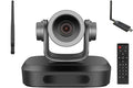 1080P PTZ with 18X Zoom Wireless Webcam Conference Room Camera for Professional Meeting System Zoom Meeting Teams OBS Wireless Streaming Webcam with Built-in Mic for PC/Mac/Laptop