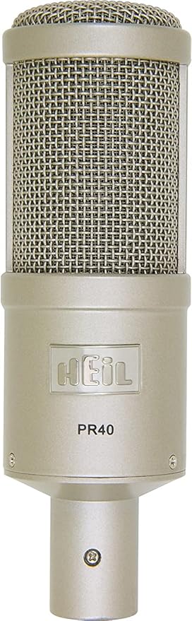 Rode PSA1+ Pro Studio Boomarm for Podcasting and Streaming with Heil Sound PR40 Studio Dynamic Microphone Professional Grade XLR Cable and StreamEye Polishing Cloth