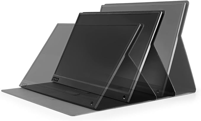SideTrak  Solo Portable Laptop Monitor 15.6” FHD 1080P LCD Screen | Works with Mac PC Chrome PS4 Xbox Raspberry Pi &amp More | Powered by USB or Mini HDMI | Detachable Padded Case and Kickstand