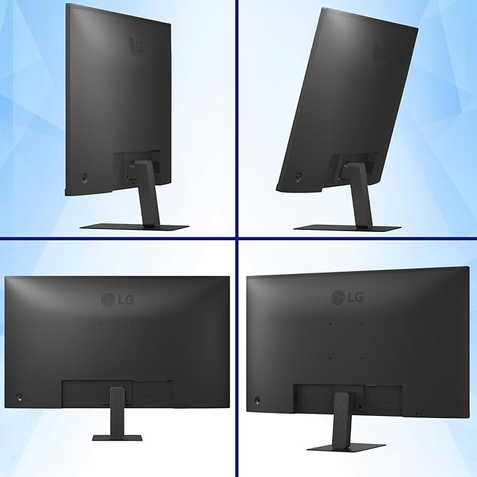 LG 32 QHD IPS Monitor 2560 x 1440 100Hz HDR10 99% sRGB USB-C with 15W Power Delivery 3-Side Borderless Design Dynamic Action Sync Tilt Adjustable for Home Office and Productivity