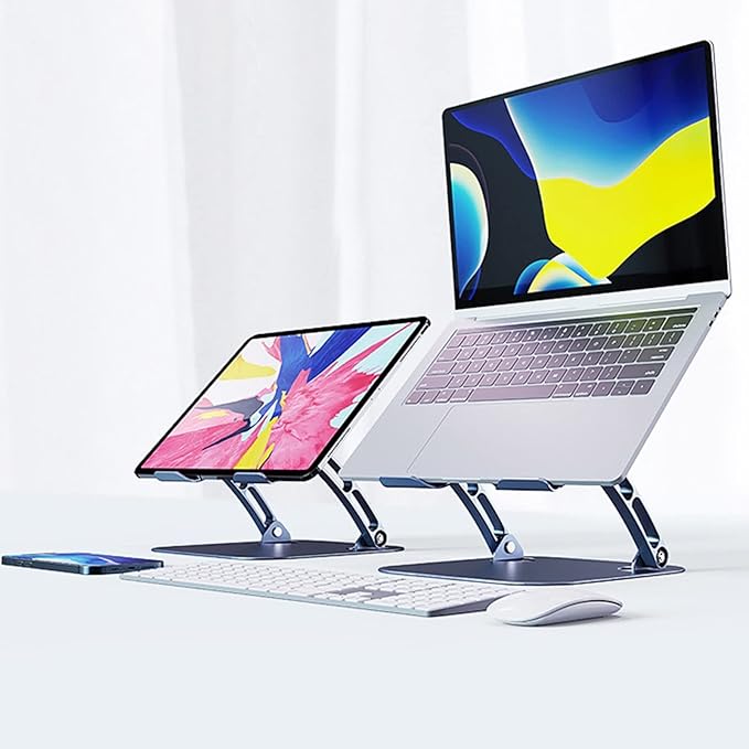 T628 Gaming Laptop Cooler Stand for W Large Air Fan Cooling Bracket Notebook Cooler Stand 360° Adjustable Tablets Pad Notebook Radiator