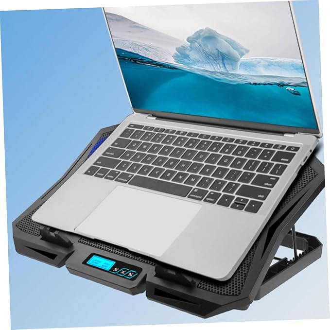 Laptop Cooling Pad 15.6 Inch Quiet Laptop Stand with Adjustable Speed Cooling Fan for PC Notebook Cooler Suitable for Home and Office Use