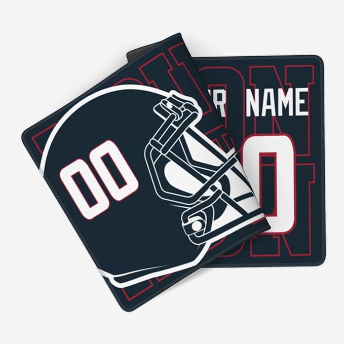 ANTKING Houston Mouse Pad for Men Women Youth Gifts Custom Name and Number Desk Pad