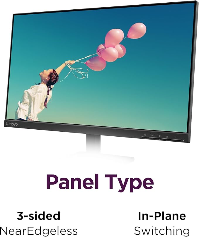 Lenovo L24-4e - Office Monitor - 23.8 FHD IPS Display - 100Hz Refresh Rate - 4 ms MPRT - 99% sRGB - Raven Black - Tilt Stand