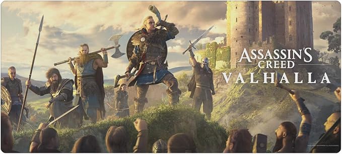 Head Case Designs Officially Licensed Assassin's Creed Female Eivor Raid Leader Valhalla Graphics 37.4 x 15.75 x 0.16 inches (900 x 400 mm) - XL Gaming Office Desk PC Keyboard Mouse Mat Pad