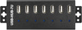 Waveshare Industrial Grade USB HUB Extending 7X USB 2.0 Ports Industrial-Grade Materials Stable and Reliable Performance Rugged &amp Durable with A Variety of Protective Functions