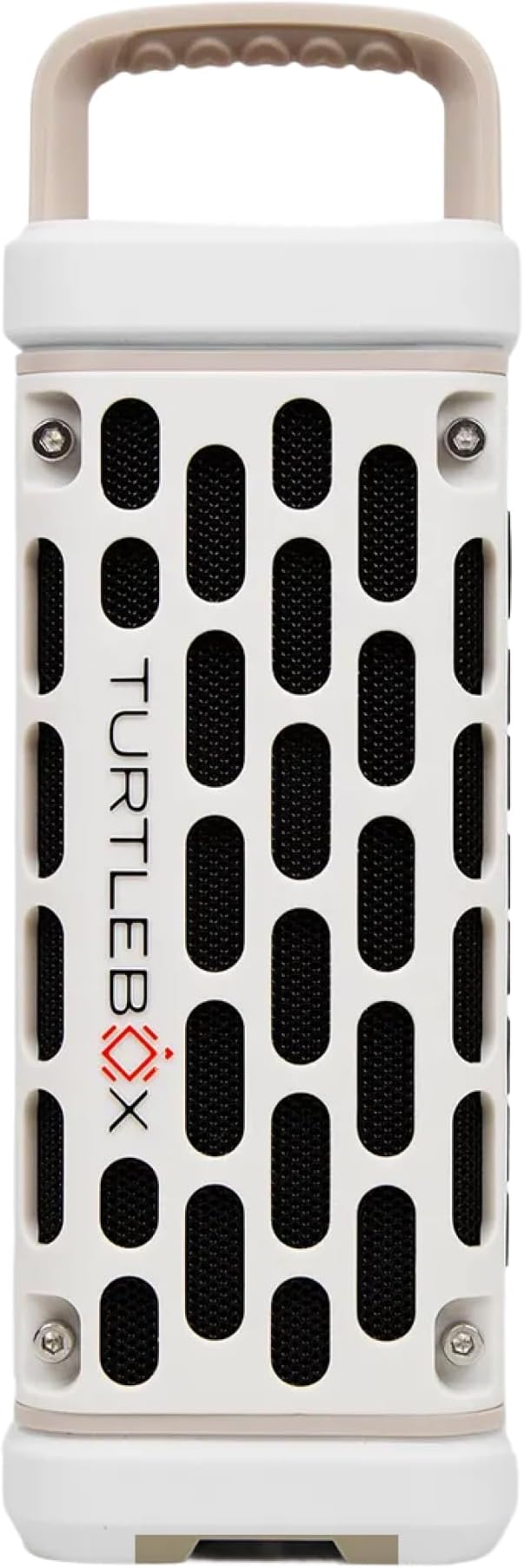 Turtlebox Ranger: Loud! Outdoor Portable Bluetooth 5.4 Speaker | Rugged Waterproof Ultra-Portable | Plays to 105db Deep Bass Shockproof Unlimited Pairing for Full Stereo Experience Ivory