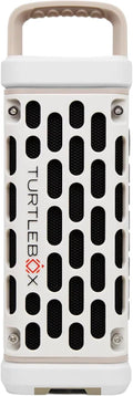 Turtlebox Ranger: Loud! Outdoor Portable Bluetooth 5.4 Speaker | Rugged Waterproof Ultra-Portable | Plays to 105db Deep Bass Shockproof Unlimited Pairing for Full Stereo Experience Ivory